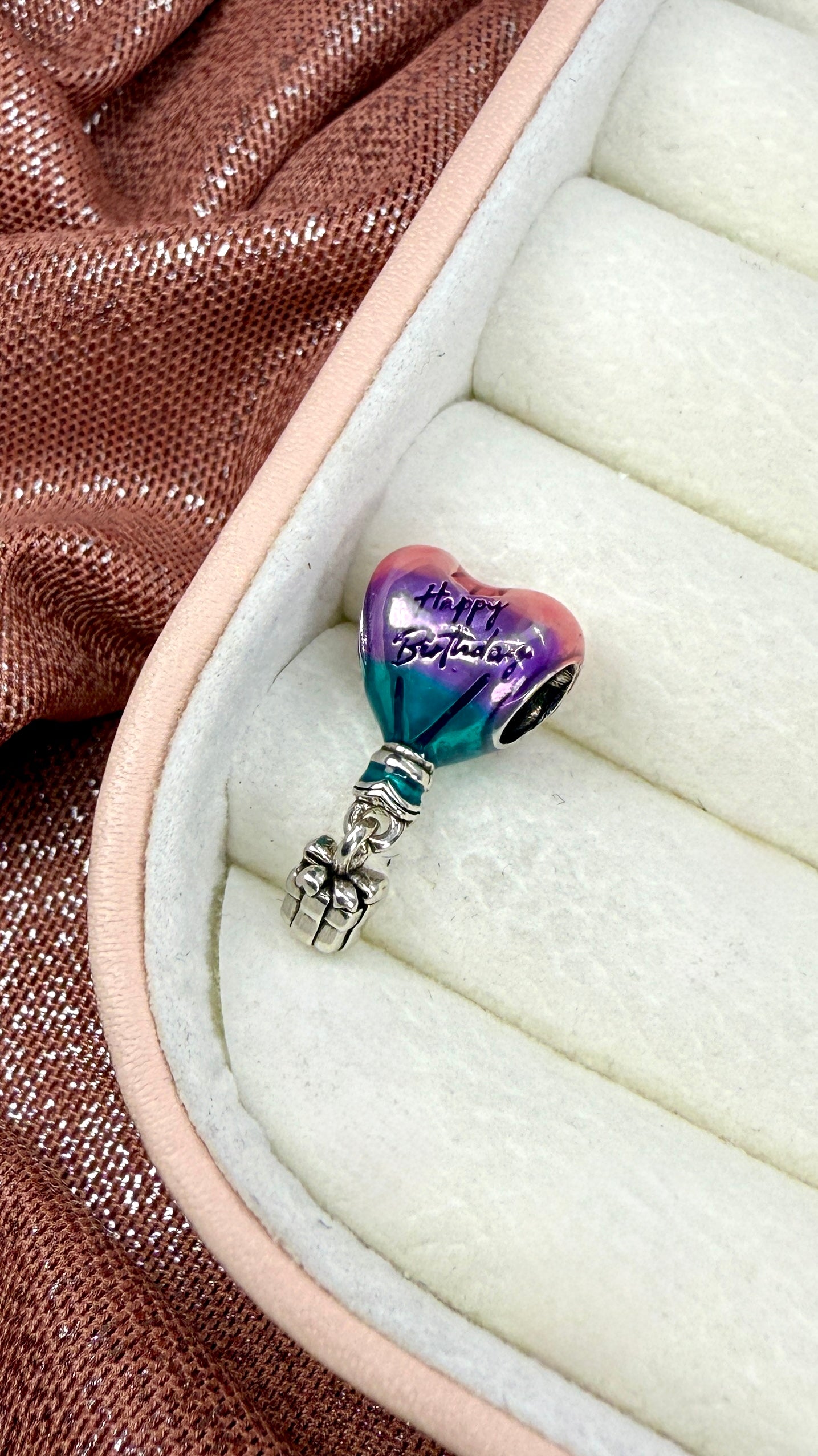 Charm Dije Happy Birthday Hot Air Balloon