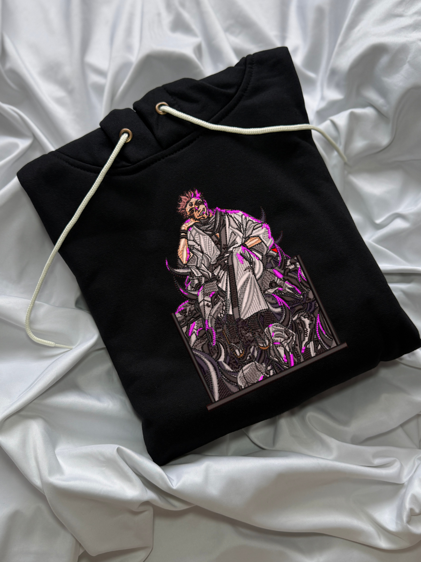 Hoodie Sukuna, Jujutu Kaisen bordado anime