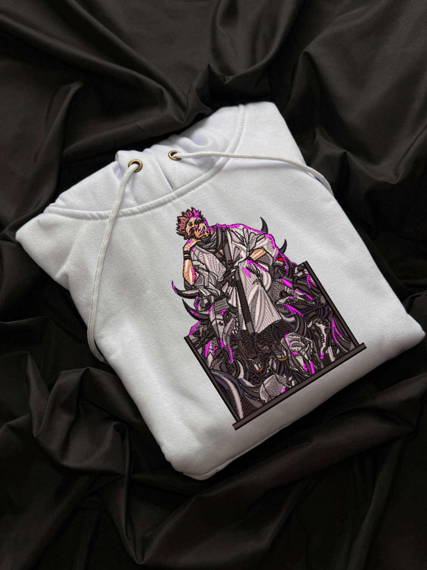 Hoodie Sukuna, Jujutu Kaisen bordado anime
