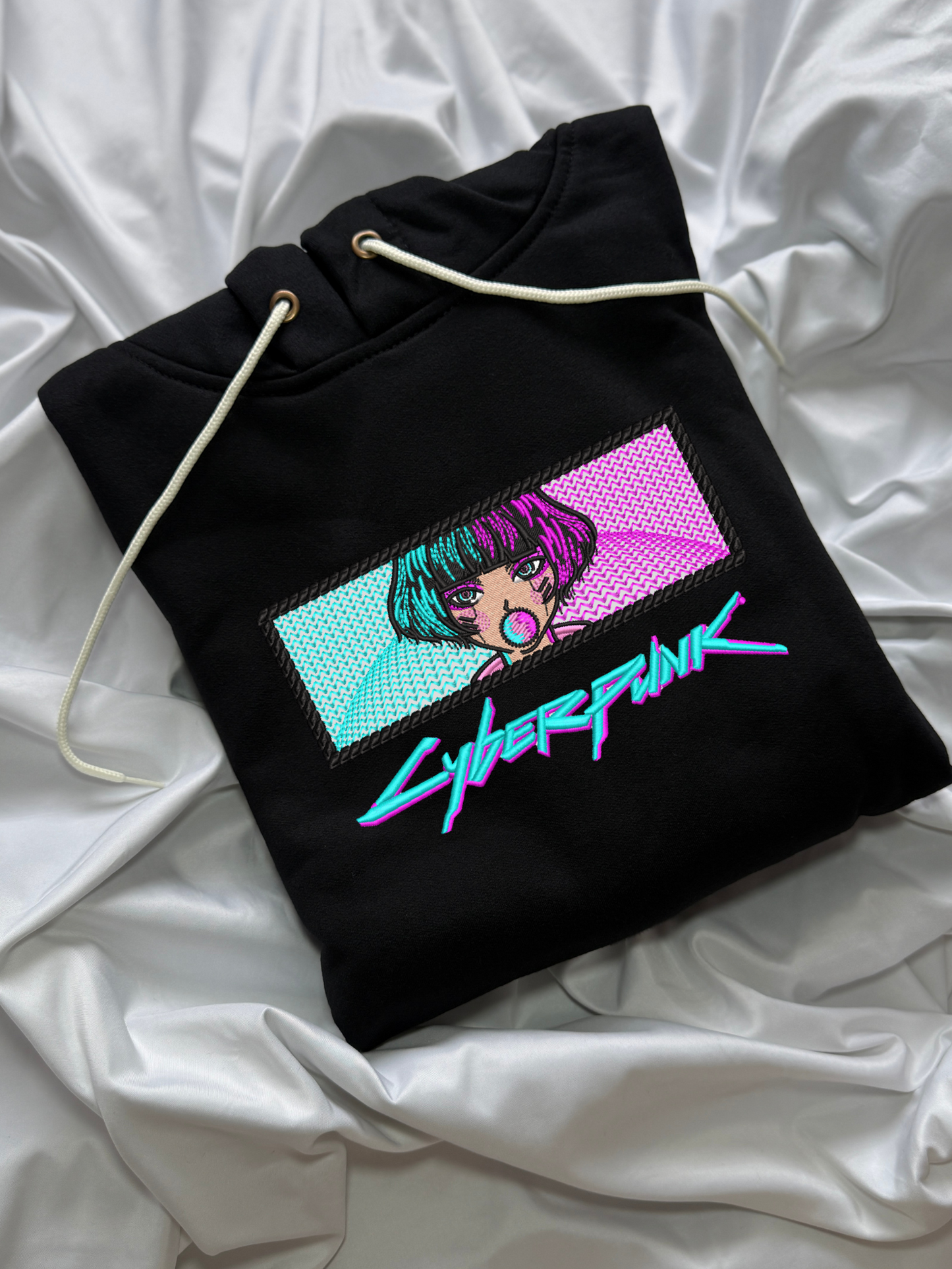 Hoodie Sasha cyberpunk bordado