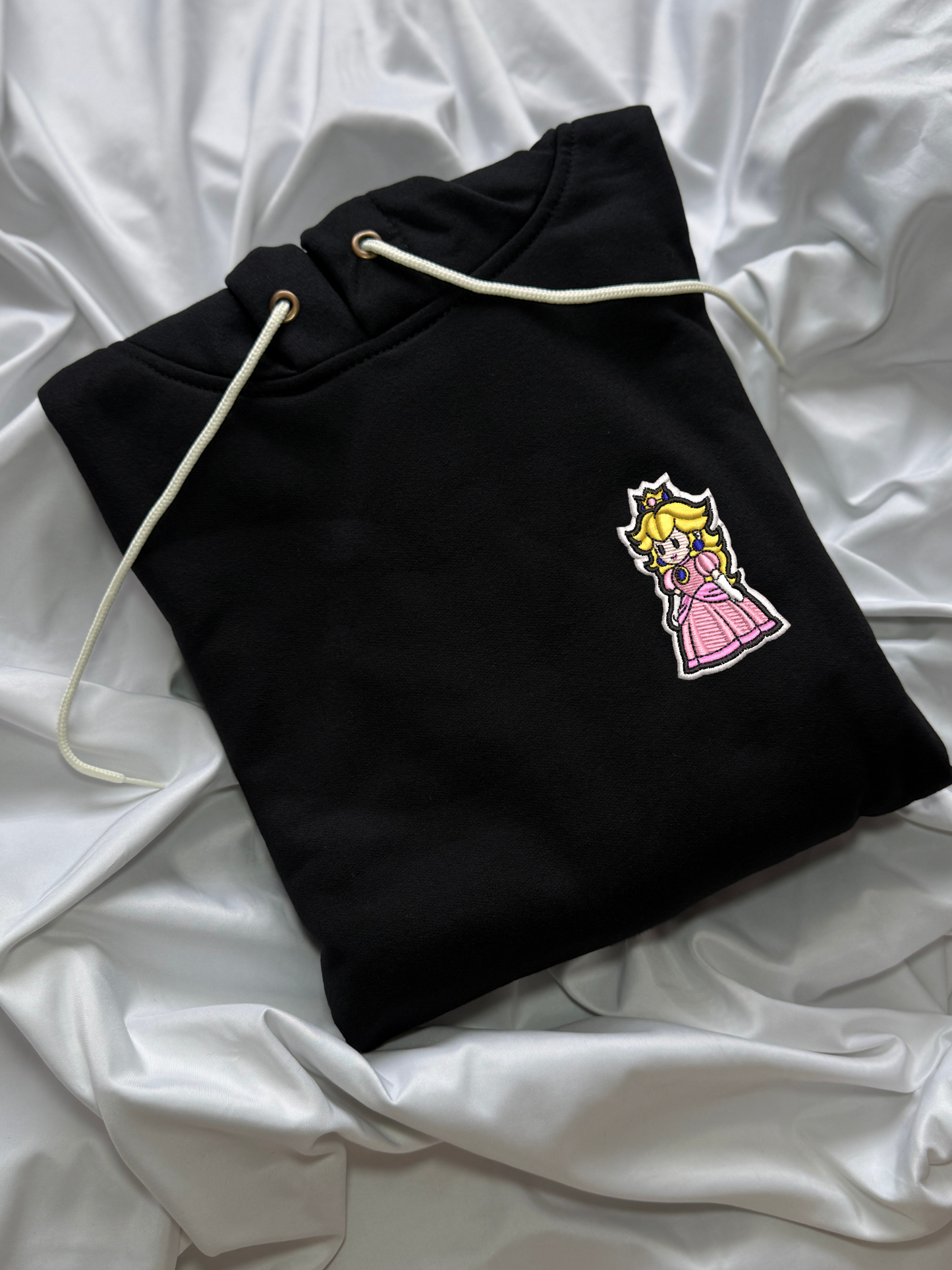 Hoodie Princesa Peach Super Mario bordado