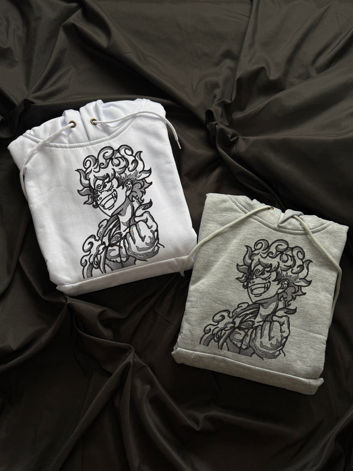 Hoodie Luffy lineart bordado