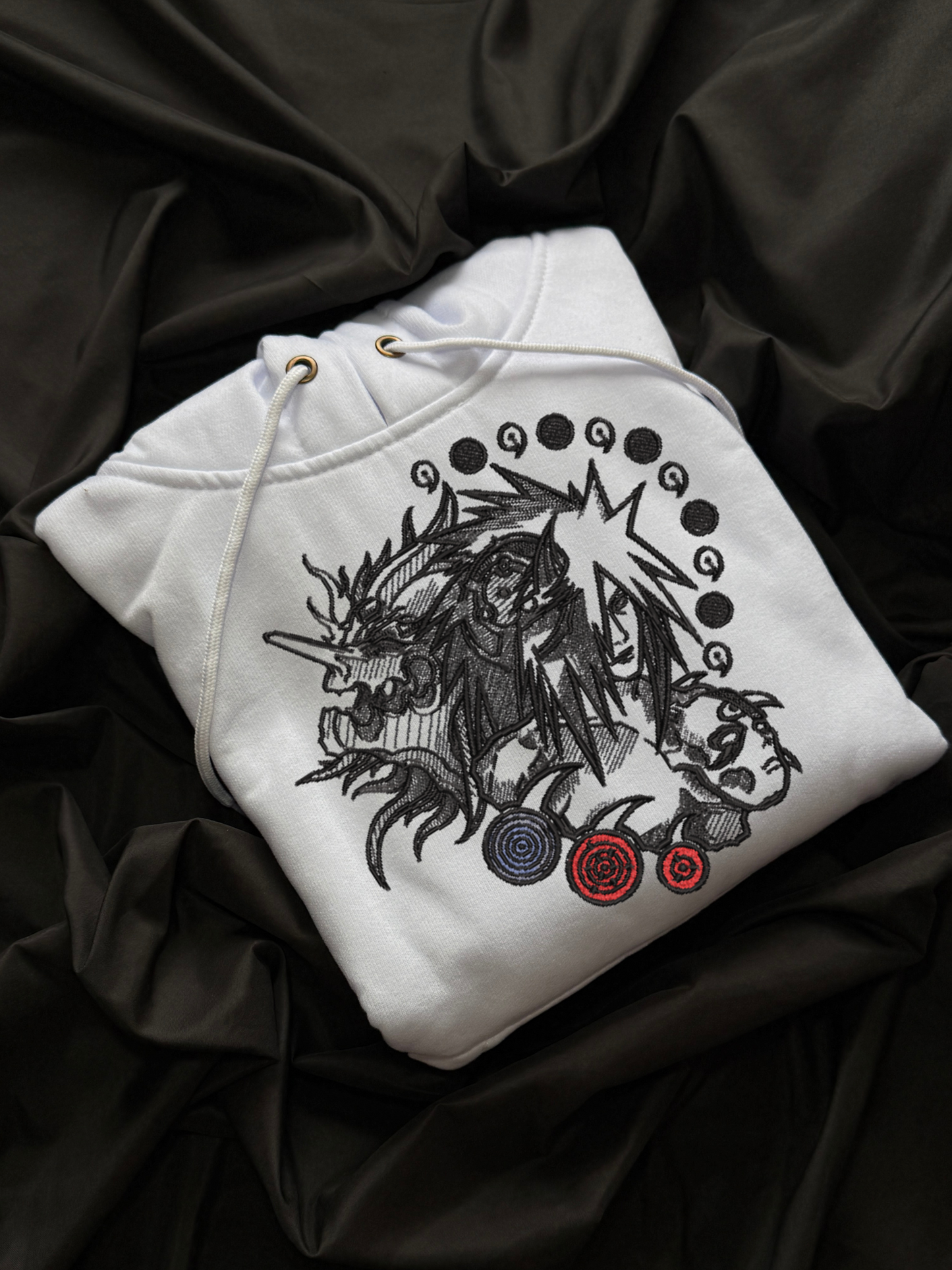 Hoodie Madara Uchiha Naruto bordado