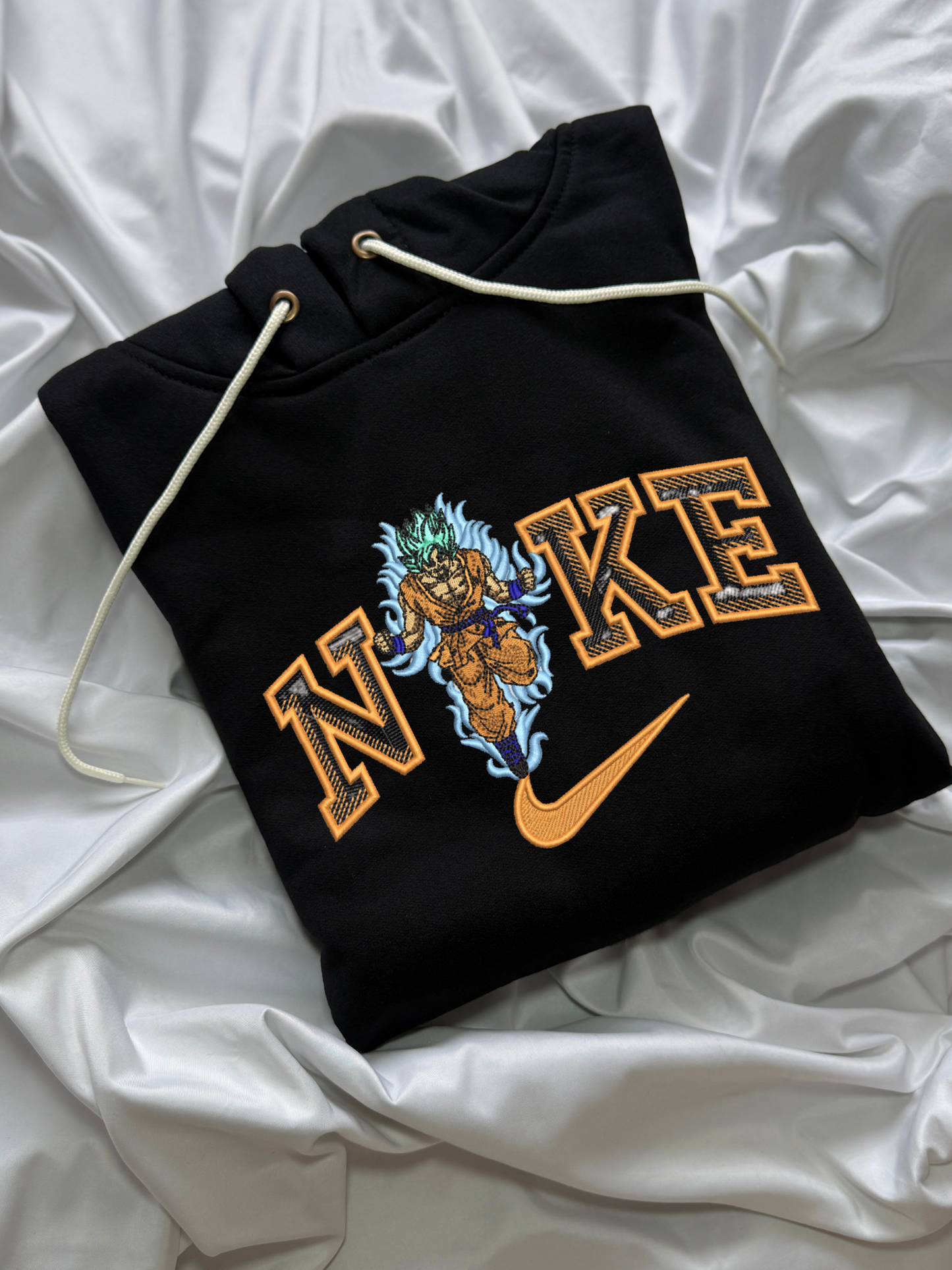 Hoodie Goku fire Dragon Ball Z bordado
