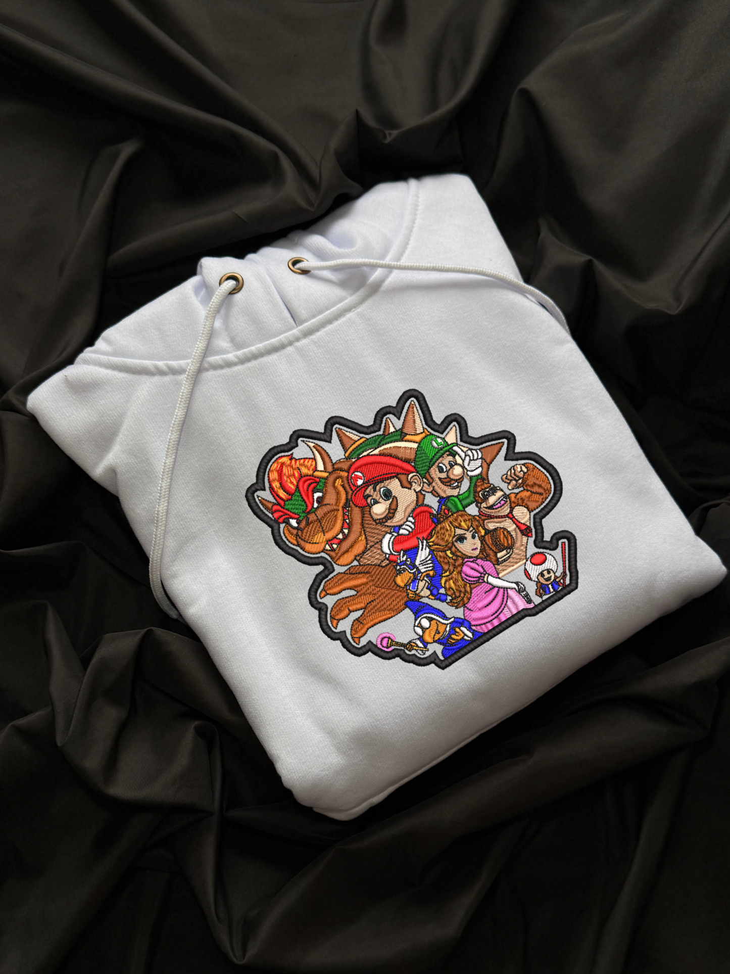 Hoodie Super Mario Bross nintendo bordado