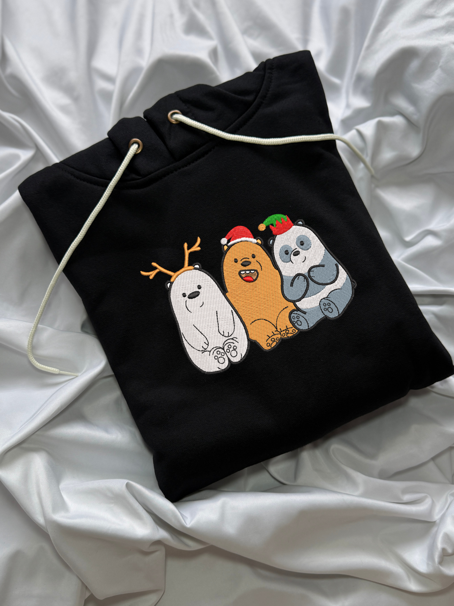 Hoodie Escandalosos navidad bordado