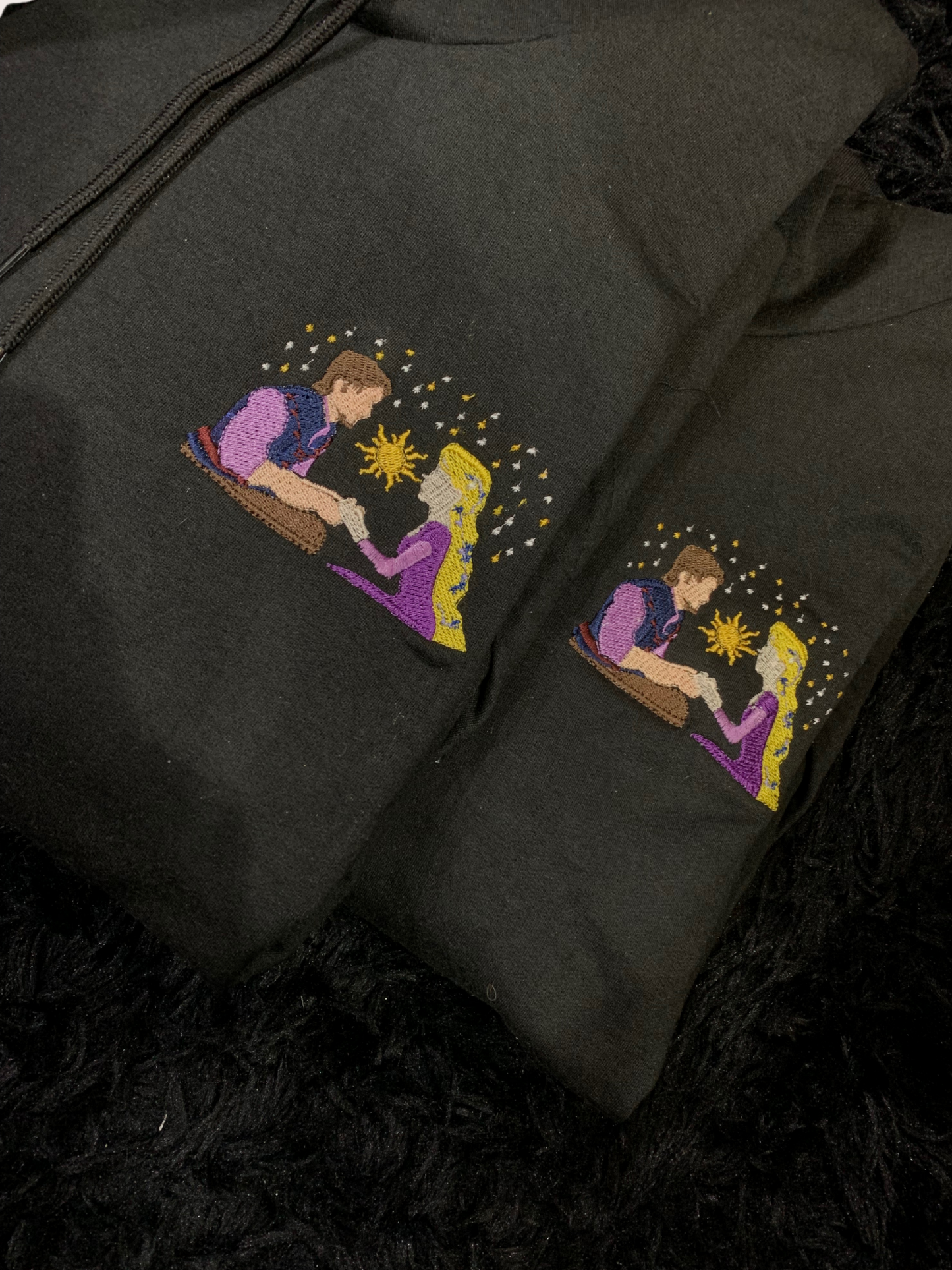 Hoodie de Rapunzel Bordado