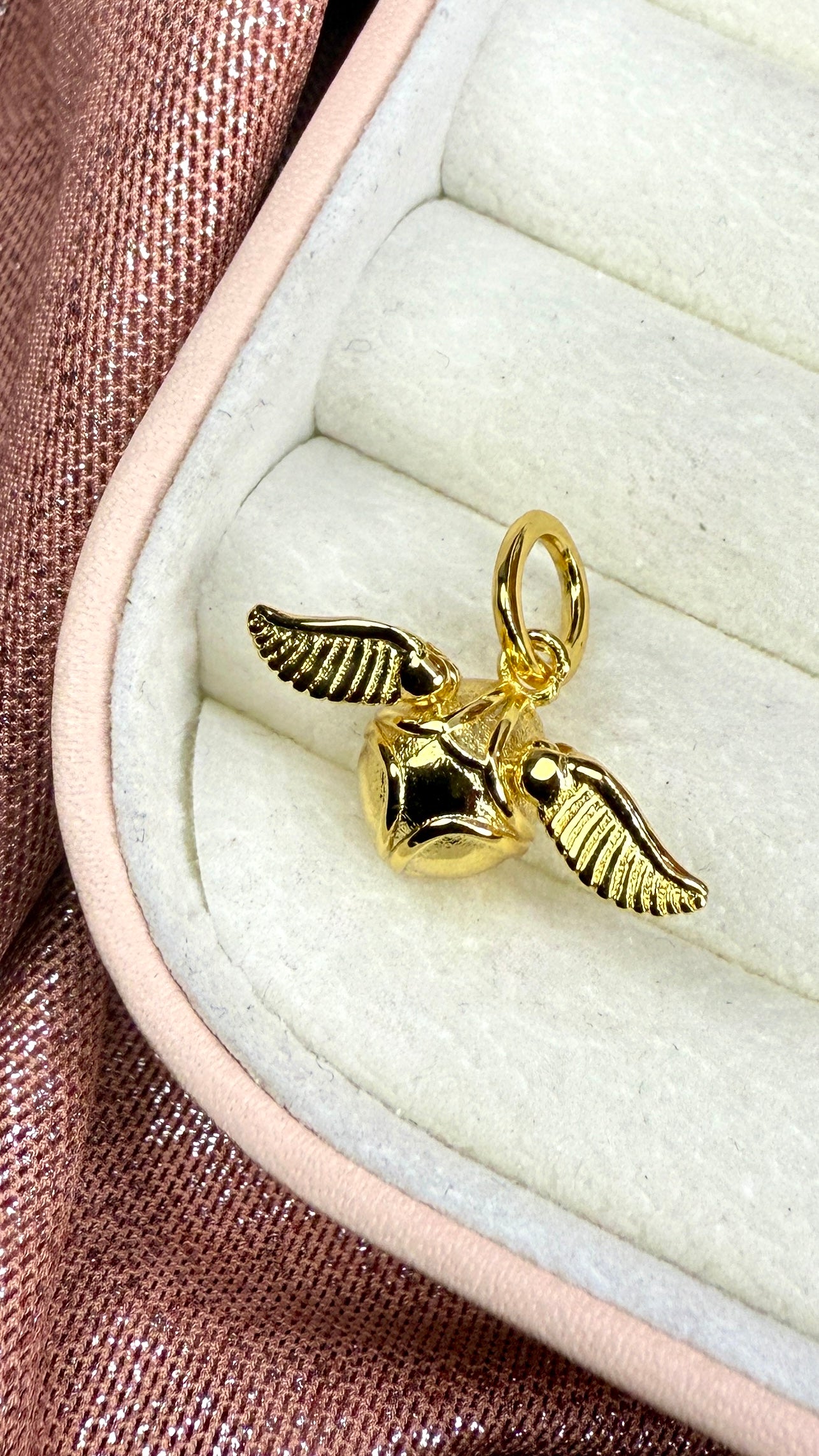 Charm Dije Harry Potter Quidditch Dorada