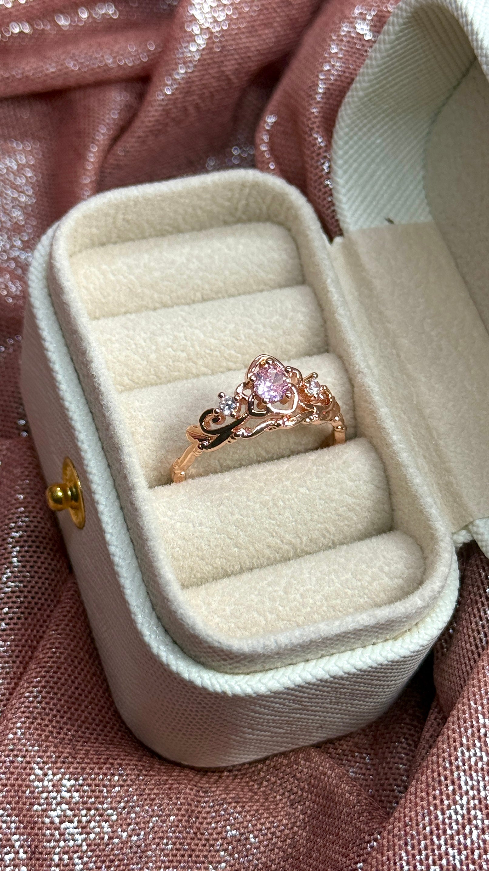 Anillo Bella flor corona