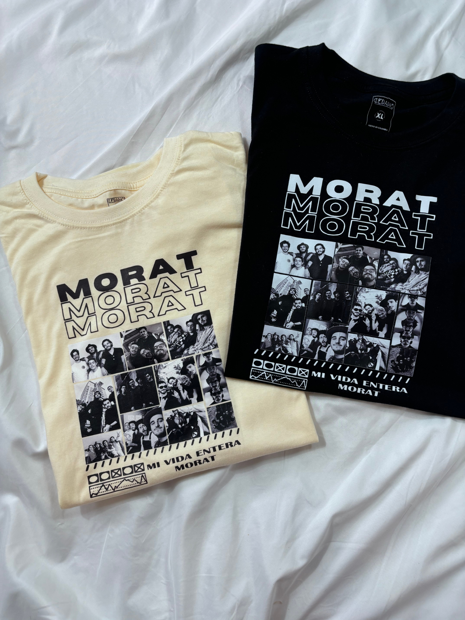 Camiseta personalizada fotos Morat estampado