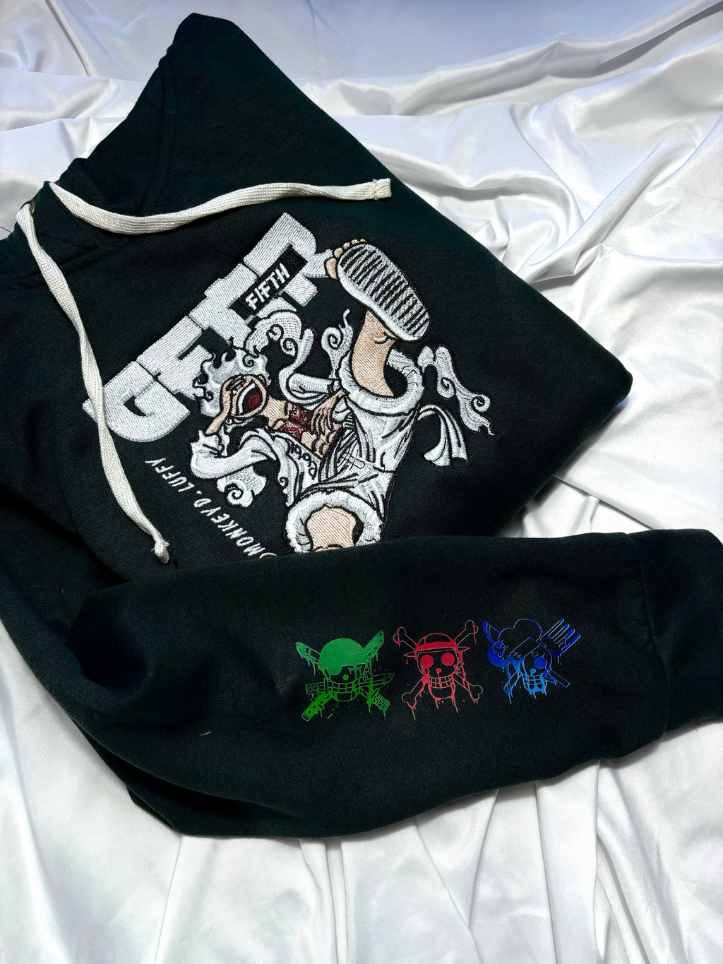 Hoodie Luffy Gear 5 Hoodie | edicion Sun God bordado