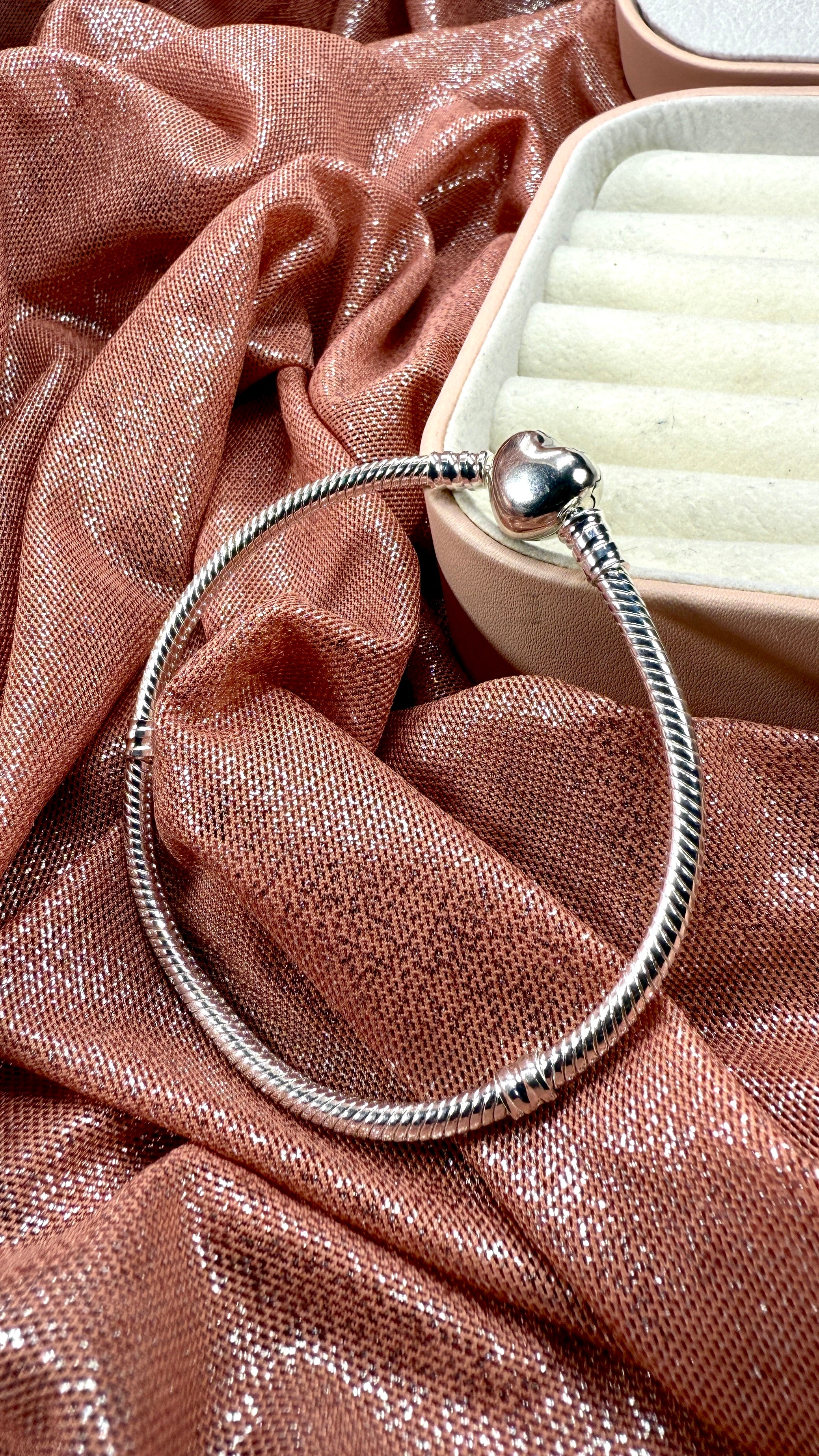 Brazalete Corazón Cadena Serpiente