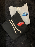 Hoodie bordados de pareja Rayo MCqueen y Sally