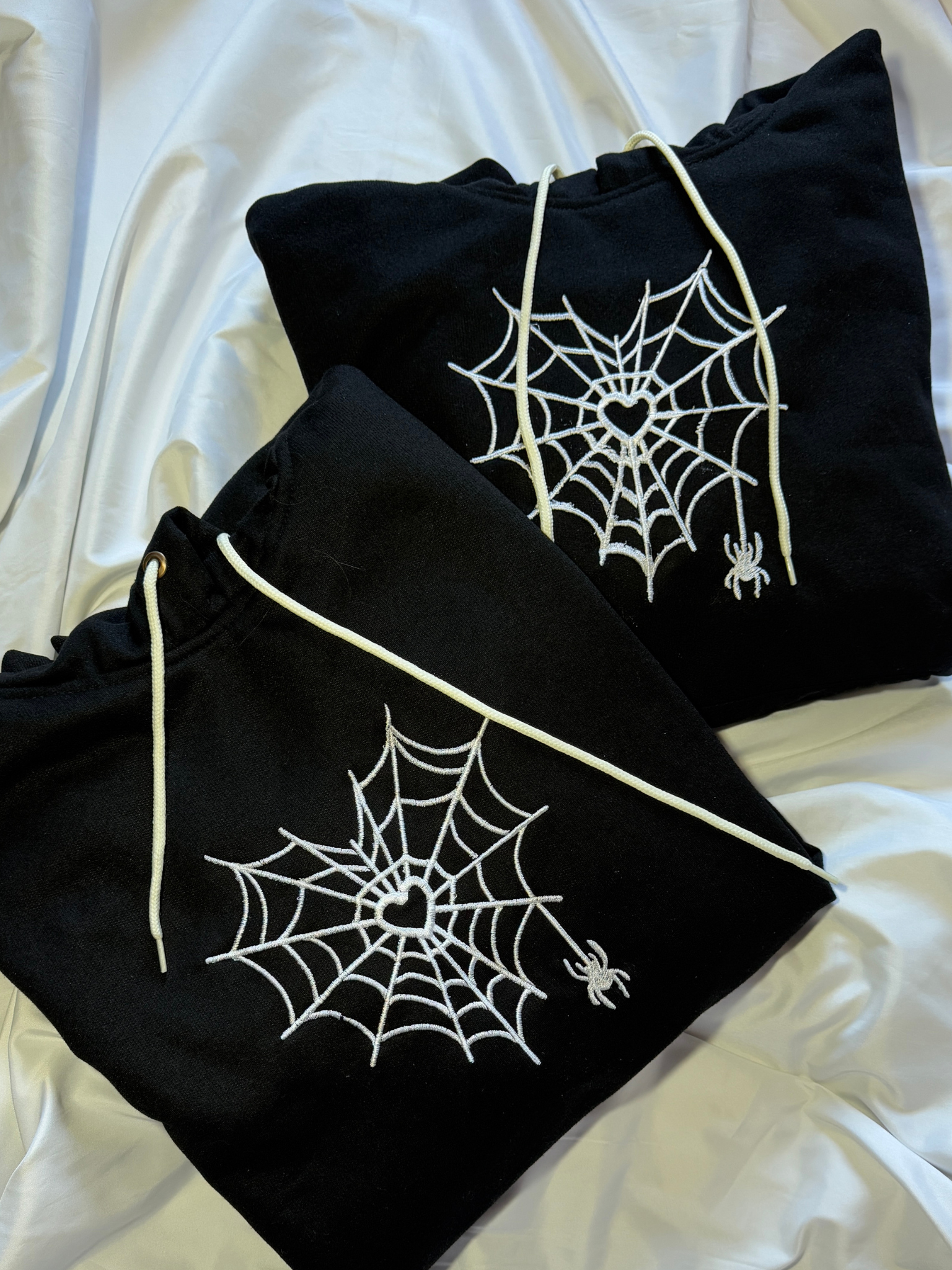 Hoodie corazon telaraña personalizada