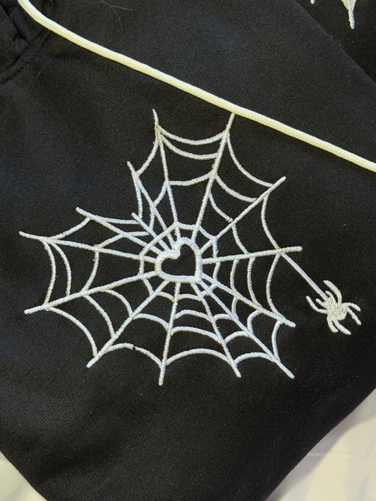 Hoodie corazon telaraña personalizada
