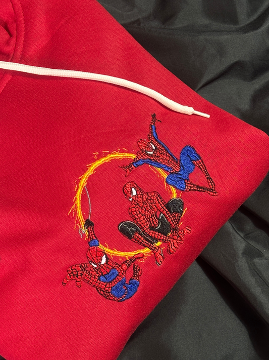 Hoodie Spiderman multiverso bordado