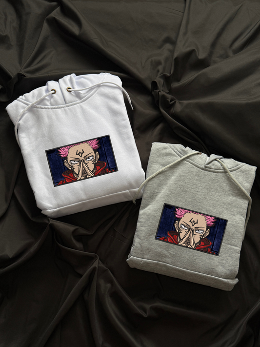 Hoodie Jujutsu Kaisen Sukuna Bordado anime
