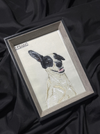 Porta Retrato Personalizado con Retrato de Mascota Bordado | Cedano