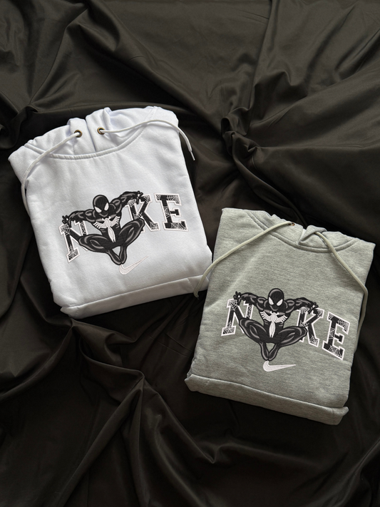 Hoodie Spiderman negro bordado