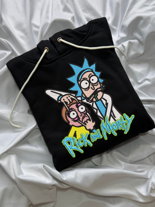 Hoodie Rick y Morty ojos bordados