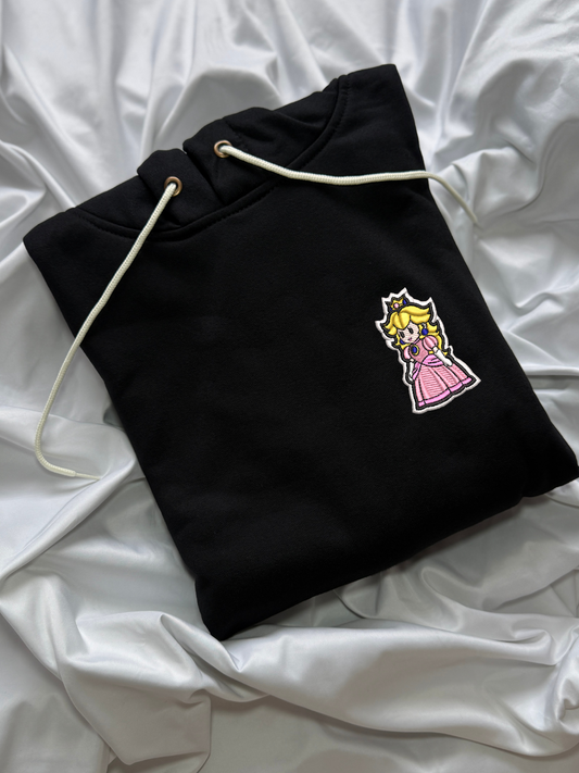 Hoodie Princesa Peach Super Mario bordado