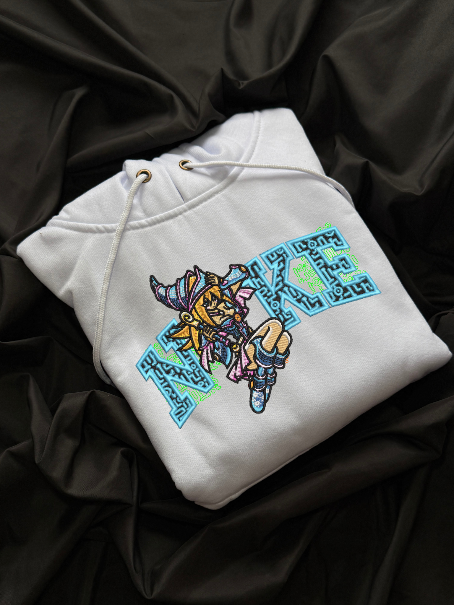 Hoodie maga oscura yu gi oh bordado