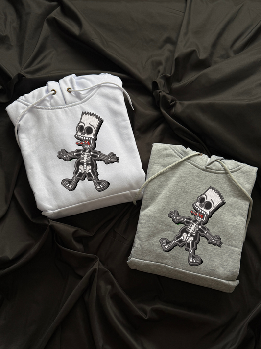 Hoodie Bart Simpson electrocutado bordado