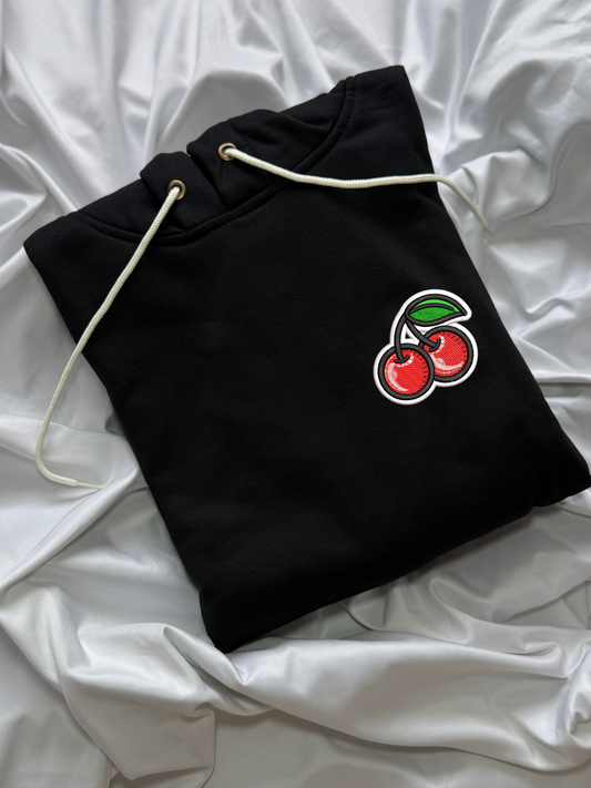 Hoodie cerezas bordado