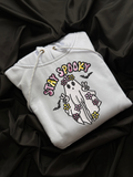 Hoodie Stay Spooky fantasma bordado
