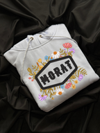 Hoodie Morat flores bordado