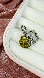 Charm Dije Baile La Bella y la Bestia Disney |Plata S925