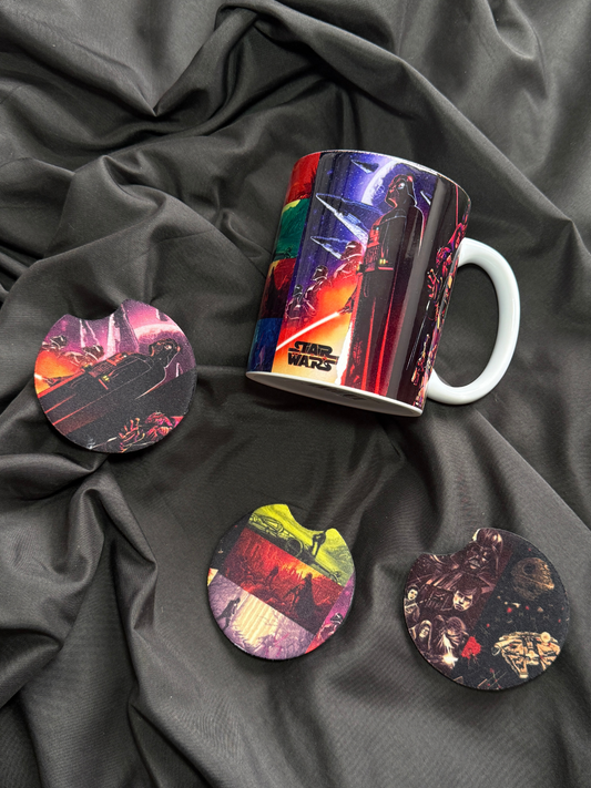 Mug StarWars con porta vasos