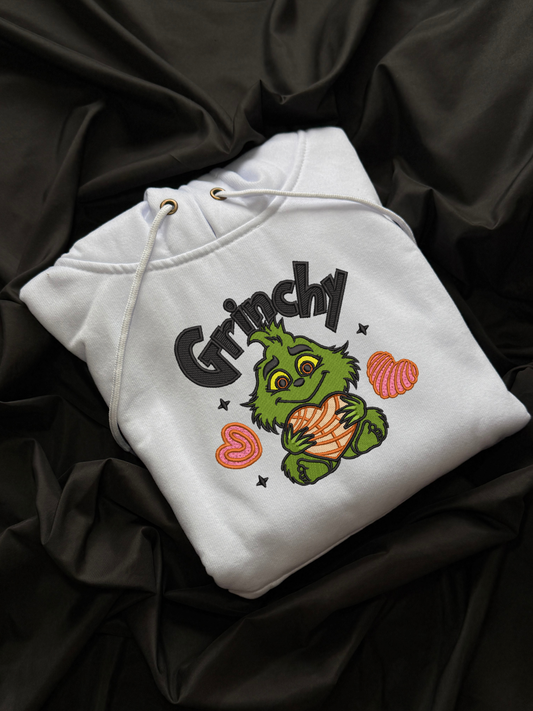 Hoodie Grinchy bebe bordado