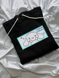 Hoodie Cinnamoroll rectangular bordado