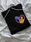 Hoodie Homero y Marge besandose
