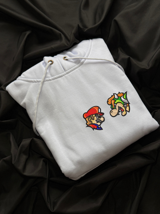 Hoodie Mario y Bowser