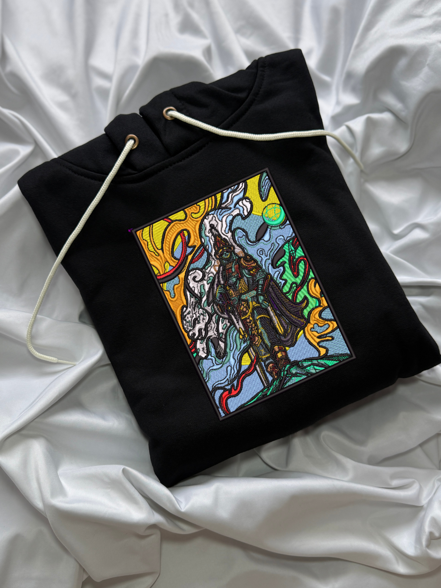 Hoodie Samurai bordado