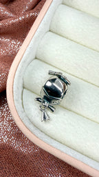 Charm de Graduación Búho Sabio |Plata S925