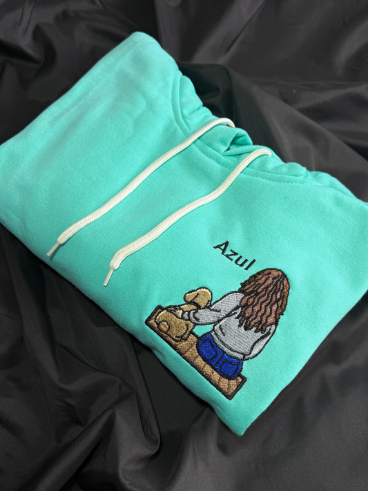 Hoodie personalizado con tu foto favorita bordado
