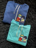 Hoodie bordado Naruto e Hinata pareja