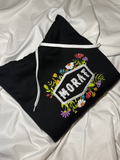 Hoodie Morat flores bordado