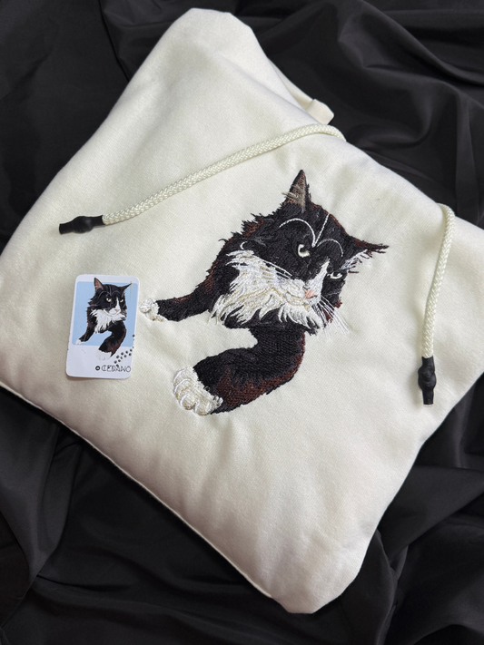 Hoodie mascota ilustracion 20cm