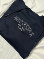 Hoodie Personalizado Bordado "GRANDPA / GRANDMA EST.