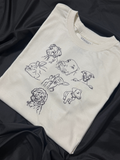Camiseta Personalizada Estampada lineart de Mascotas