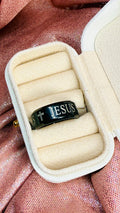 Anillo Jesús negro