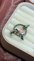 Medallón colgante brillante para charms