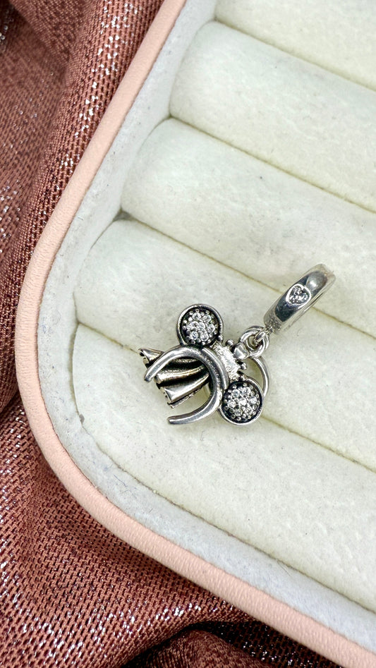 Charm silueta y orejas brillante Novia  Minnie Mouse