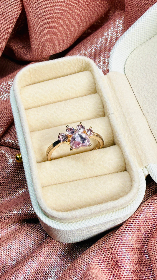 Anillo huella mascota