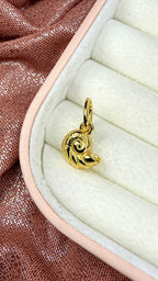 Charm Dije Colgante Caracol Marino La Sirenita Ariel |Plata S925