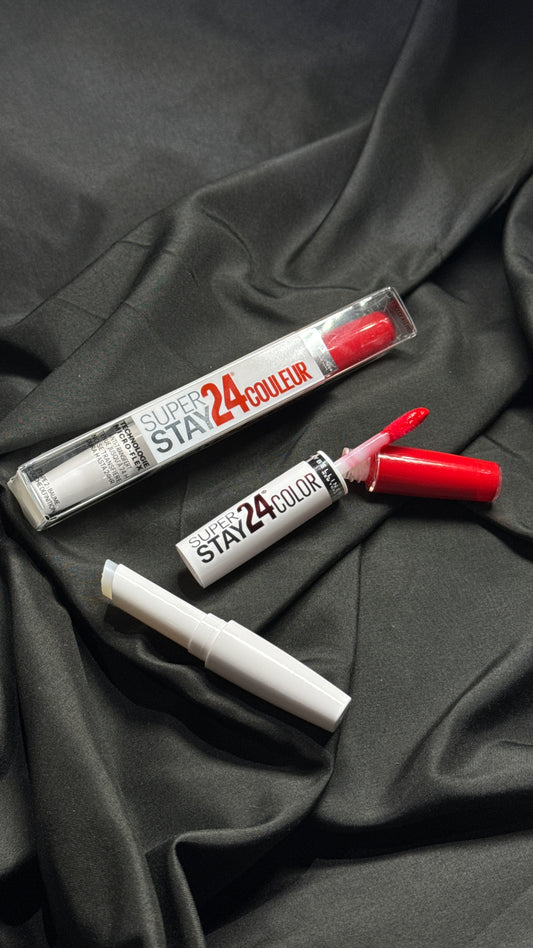 Labial súper stay 24r de larga duración Maybelline